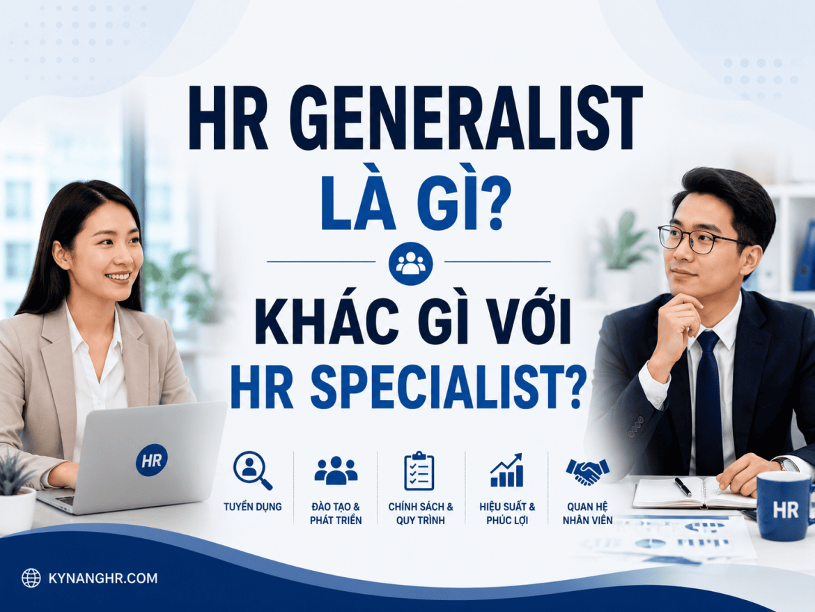HR Generalist Là Gì? Khác Gì Với HR Specialist?