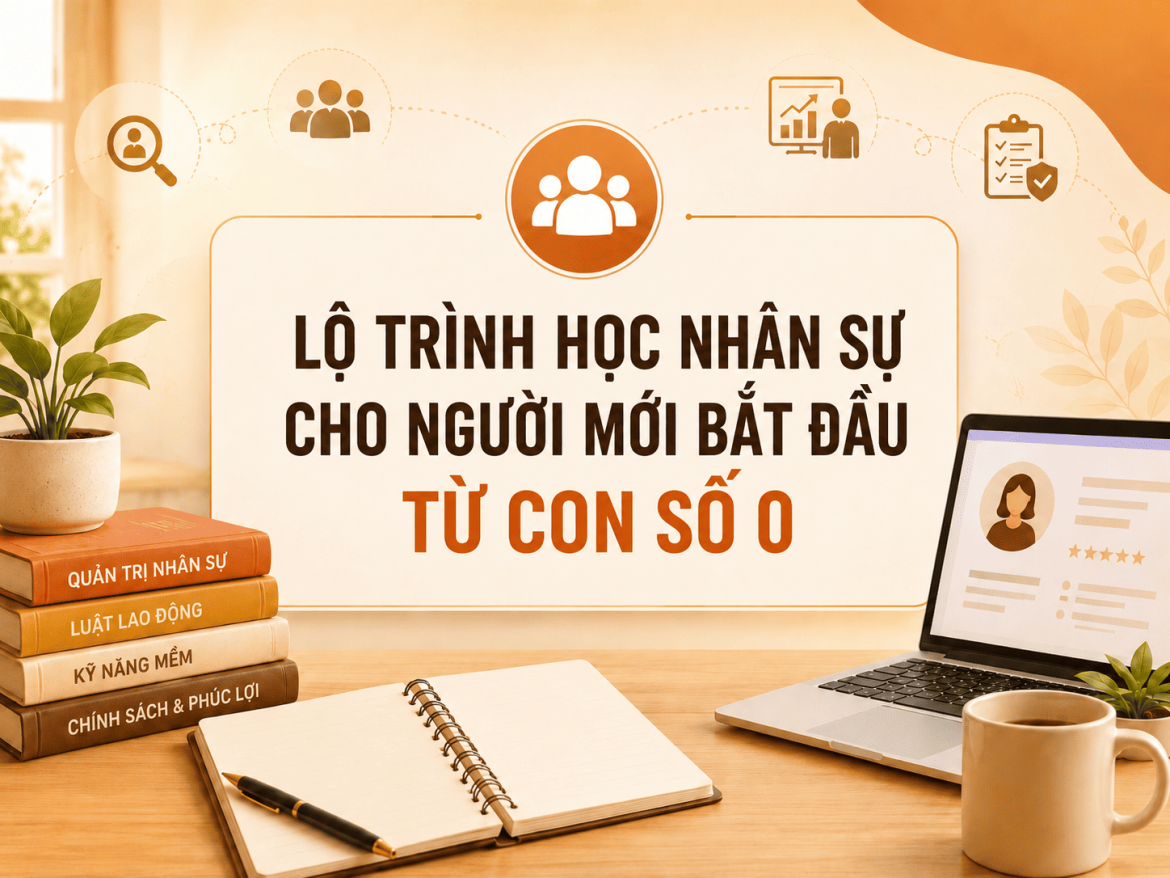 Lộ Trình Học Nhân Sự Cho Người Mới Bắt Đầu Từ Con Số 0