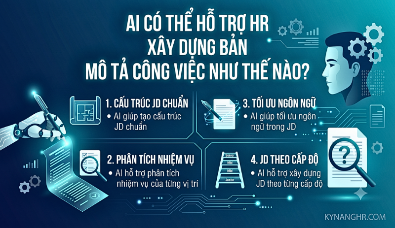 AI có thể hỗ trợ HR xây dựng bản mô tả công việc