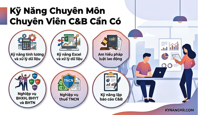 Kỹ Năng Chuyên Môn Chuyên Viên C&B Cần Có
