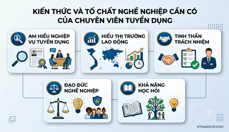 Kiến Thức Và Tố Chất Nghề Nghiệp Cần Có Của Chuyên Viên Tuyển Dụng